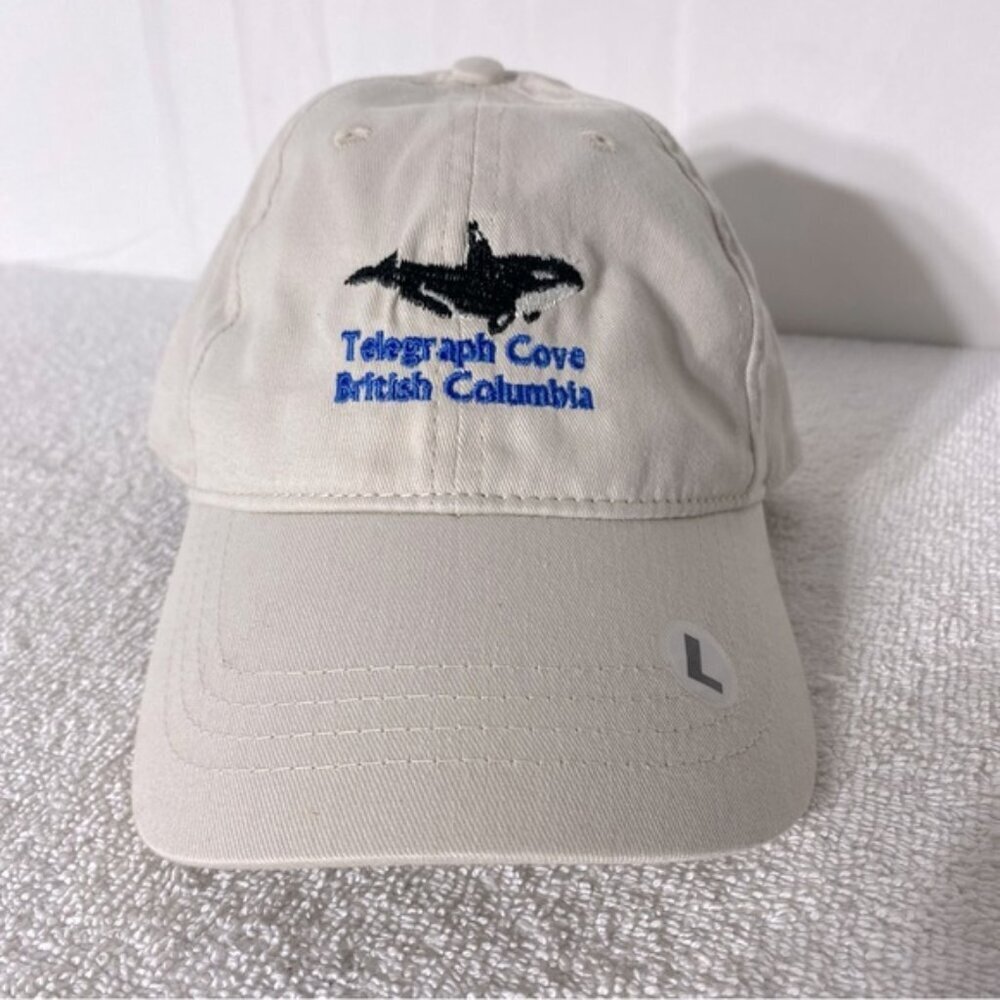 5/$25 Telegraph Cove British Columbia Beige Embroidered Adjustable Fit Ball Cap
